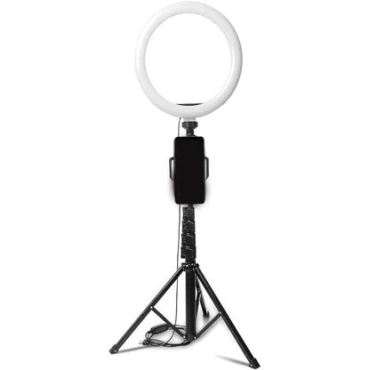 Beauty Live Light – Dimmable Selfie Ring Light with Extendable Tripod Stand for Live Streaming, Makeup, and YouTube Videos