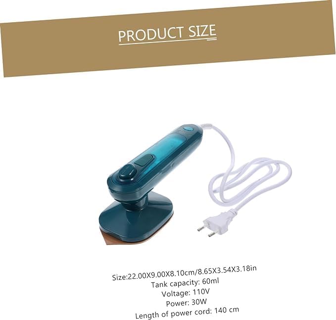 Portable Steamer for Clothes | Mini Electric Iron Steamer with Steamer Basket | Lightweight, Small Travel Clothing Steamer for Home Use