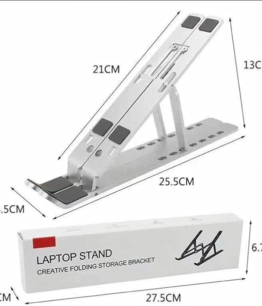 Creative Folding Laptop Stand | Portable Storage Bracket for Ergonomic Laptop Use