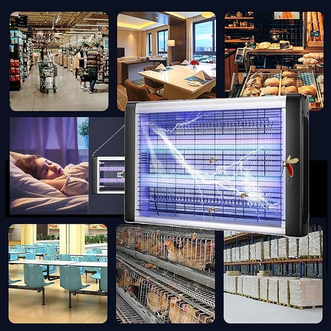 Fly and Insect Killer – Professional 30W UV Light Electric Bug Zapper for Flies, Wasps, and Insects