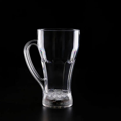 Acrylic LED Flashing Color Changing Glass | Water Activated Light-Up Beer Mug, Whiskey Cup for Parties