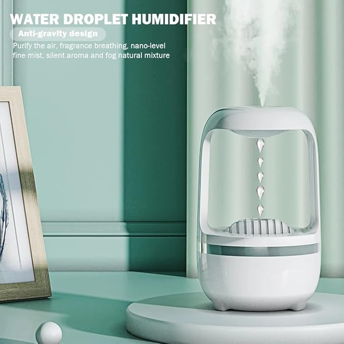 Anti-Gravity Bedroom Humidifier | A Fusion of Innovation and Comfort | Enhance Your Space with Soothing Moisture and Modern Design