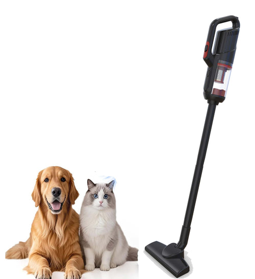 Cordless Stick Vacuum Cleaner – 2-Speed, 800W Power Suction, Lightweight, Ideal for Pet Hair, Home, Hard Floor, Carpet, and Car Cleaning