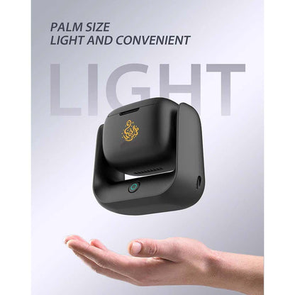 Rotational Incense Burner - 90° Rotation, 1500mAh Battery, Type-C Charging, LED Indicator for Home, Office & Car Use