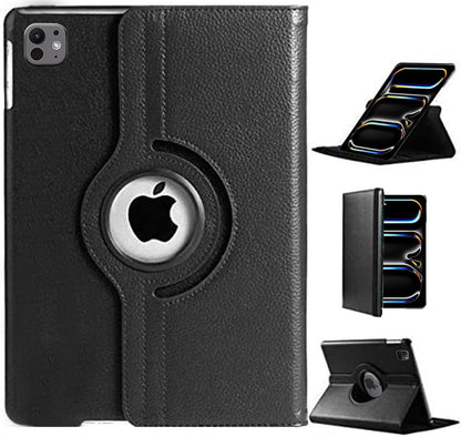 iPad Pro 11 2024 (M4) Case - 360° Rotating Smart Folio Cover with Auto Sleep/Wake & Multi-Angle Stand (Multi Colour)