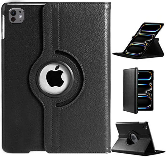 iPad Pro 11 2024 (M4) Case - 360° Rotating Smart Folio Cover with Auto Sleep/Wake & Multi-Angle Stand (Multi Colour)