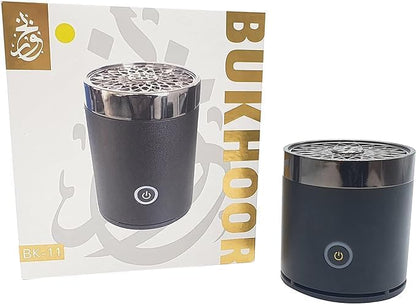 Electric Mini Bakhoor Burner for Car Use | Black | Portable and Elegant Aroma Diffuser