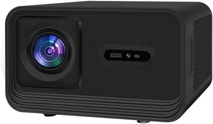 Smart Home Theater 4K Projector – 5G WiFi & Bluetooth Connectivity for Movies and Games, 1200 ANSI Brightness, Zoomable 50-150 Inch Display