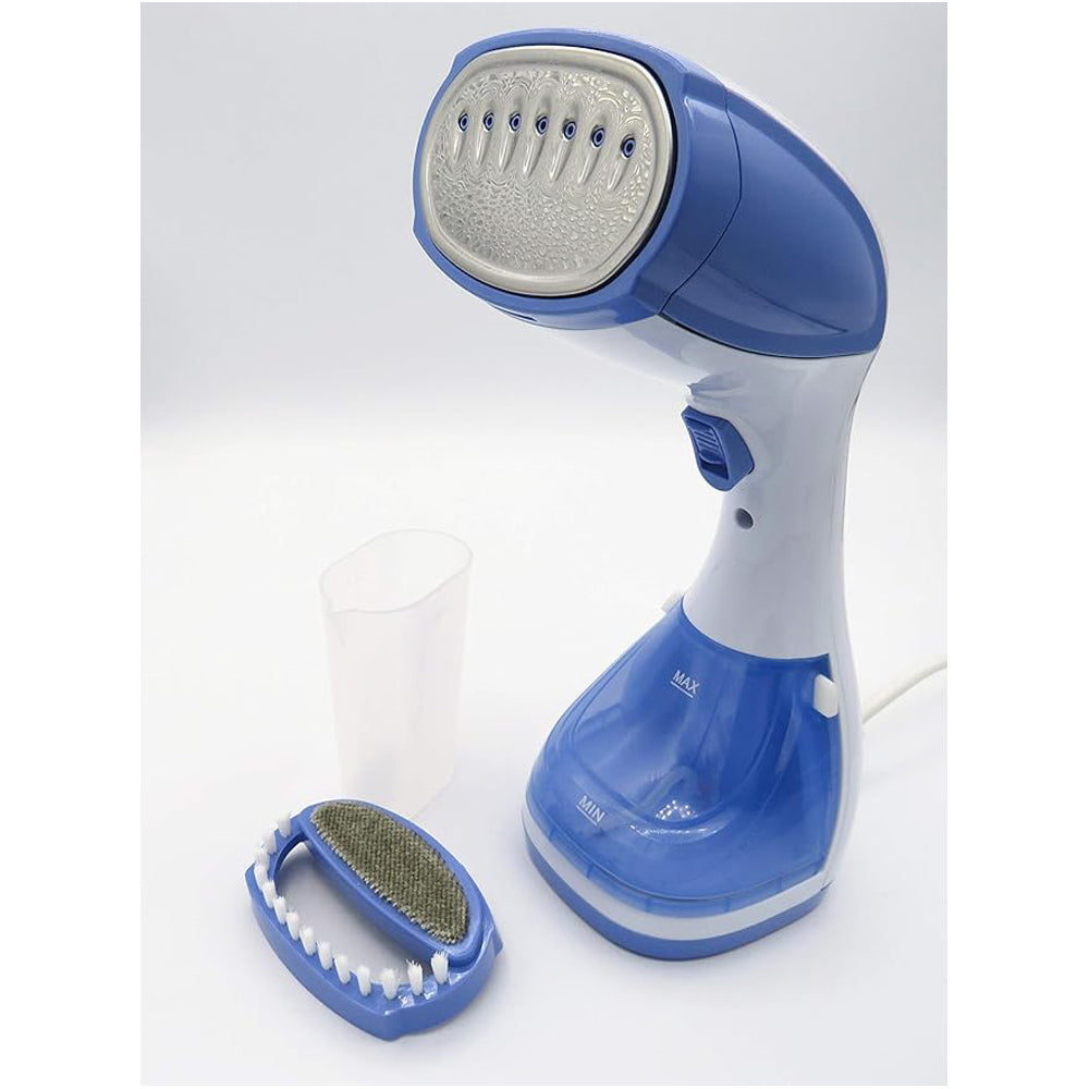 Portable Vertical Steam Iron | 1100W | Continuous Steam Output 28 g/min | Double Use Brush Head | 200ml Tank for Home and Travel