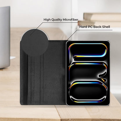 iPad Pro 11 2024 (M4) Case - 360° Rotating Smart Folio Cover with Auto Sleep/Wake & Multi-Angle Stand (Multi Colour)