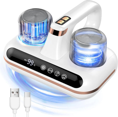 Bed Vacuum Cleaner – 210ml UV Ultrasonic Cleaner for Sofas and More