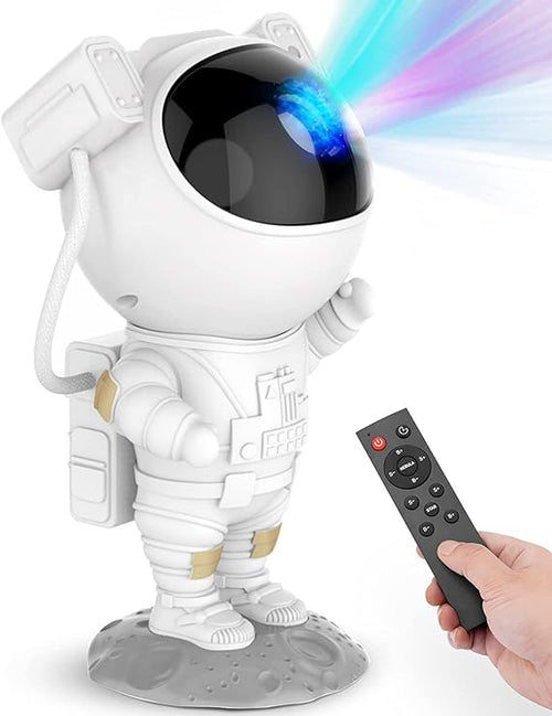 Astronaut Galaxy Star Projector Night Light | Astronaut LED Lamp with Timer & Remote | Starry Nebula Ceiling Projection | Aesthetic Room Decor for Gaming Room & Home Theater