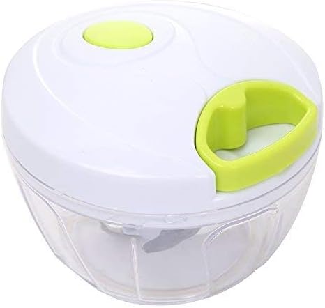 Easy Spin Cutter Hand Chopper | The Ultimate Onion, Garlic, and Vegetable Cutter | Effortless Manual Food Chopper for Quick and Easy Meal Prep