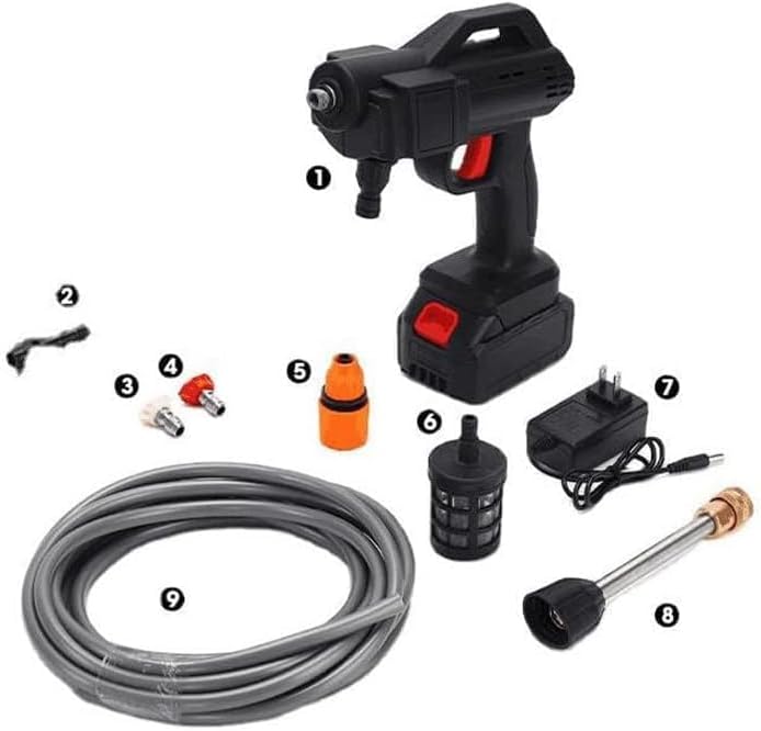 Cordless Pressure Washer | 48V Portable Electric Handheld Power Washer Gun | Ideal for Outdoor Use – Car Cleaning, Watering Flowers, and Floor Cleaning