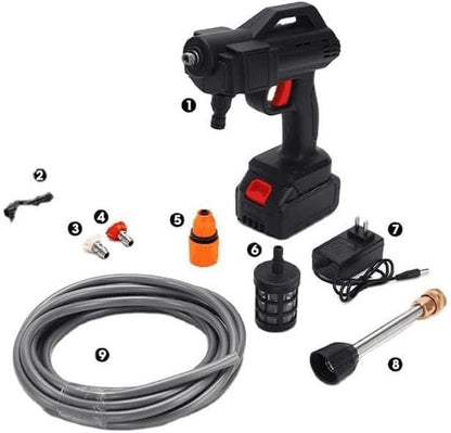 Cordless Pressure Washer | 48V Portable Electric Handheld Power Washer Gun | Ideal for Outdoor Use – Car Cleaning, Watering Flowers, and Floor Cleaning