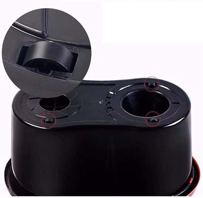 New Magic Mop Replacement Head | 360° Rotating Easy Hand Spin | Microfiber Spinning Mop - Gray | Efficient Cleaning for All Surfaces