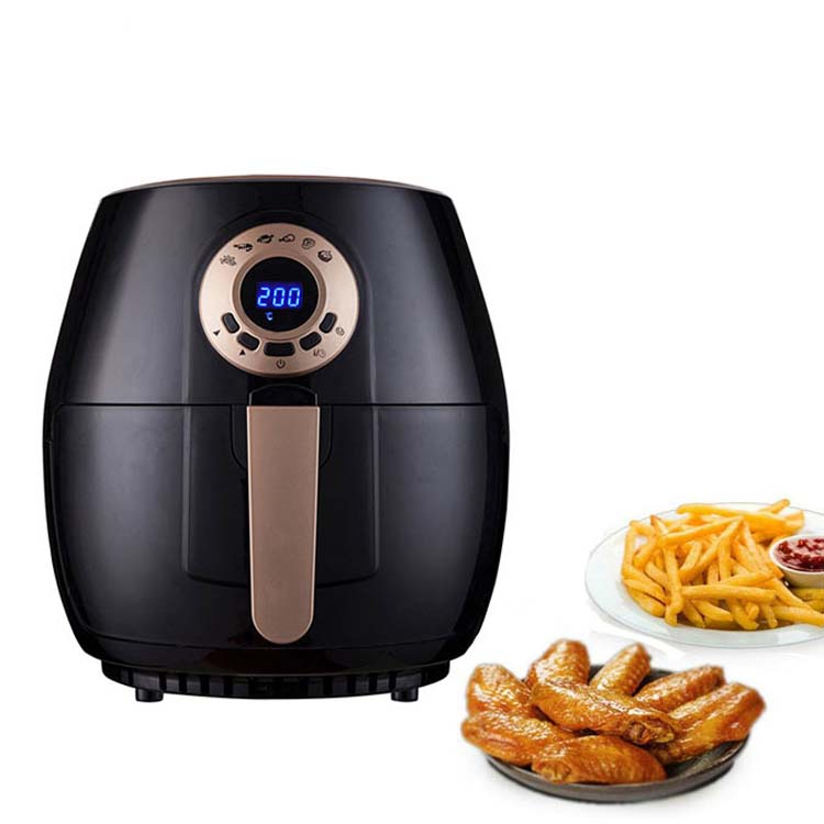 4.5L Digital Air Fryer - Oil-Free Healthy Cooking, 8 Presets, LED Touch Control, 2400W Fast Heating - Perfect for Family Meals
