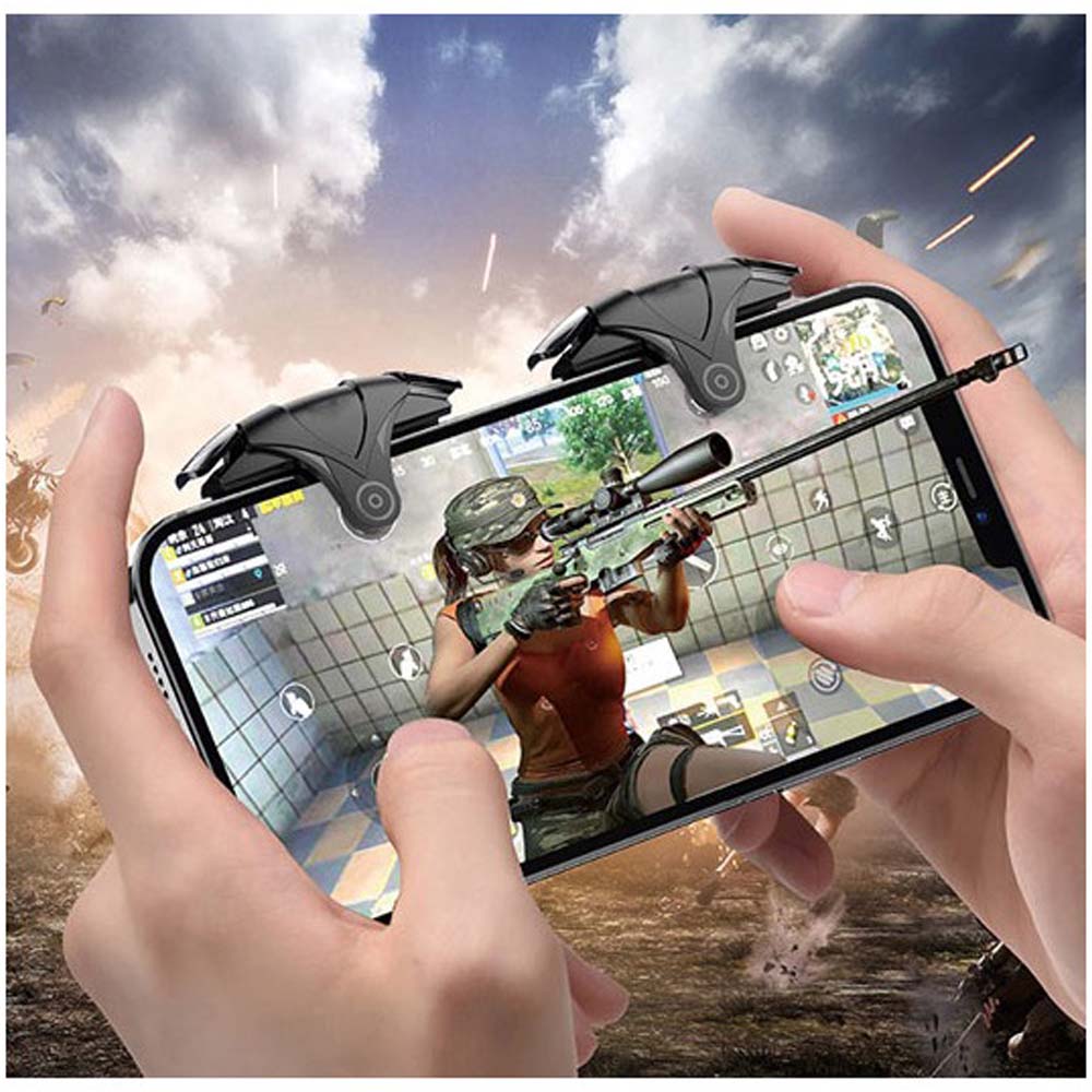 ET-F09 Finger Trigger Game Controller - Plug & Play Mobile Gamepad for iOS/Android, No Bluetooth or Charging Needed