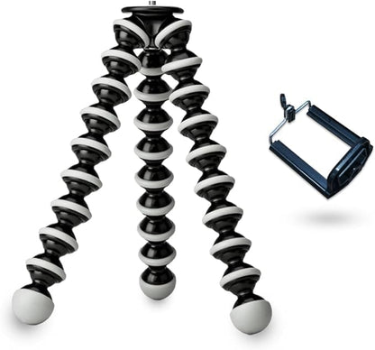 Jambo 13-Inch Flexible Octopus Tripod Stand | Versatile Support for Smartphones & DSLR Cameras | Max Load 5 KG