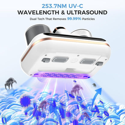 Bed Vacuum Cleaner – 210ml UV Ultrasonic Cleaner for Sofas and More