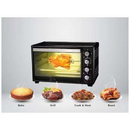 55L Electric Countertop Oven OE-1419 w/ Rotisserie & Convection - Auto Shut-Off, Stainless Steel Heating for Baking/Toasting/Broiling