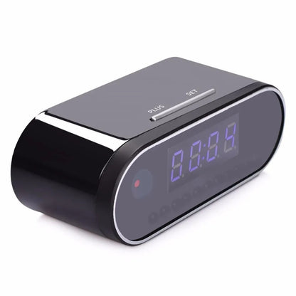 Wireless WiFi Table Clock – 1080P HD Mini Camera with Alarm, IR Night Vision, and Home Security DVR