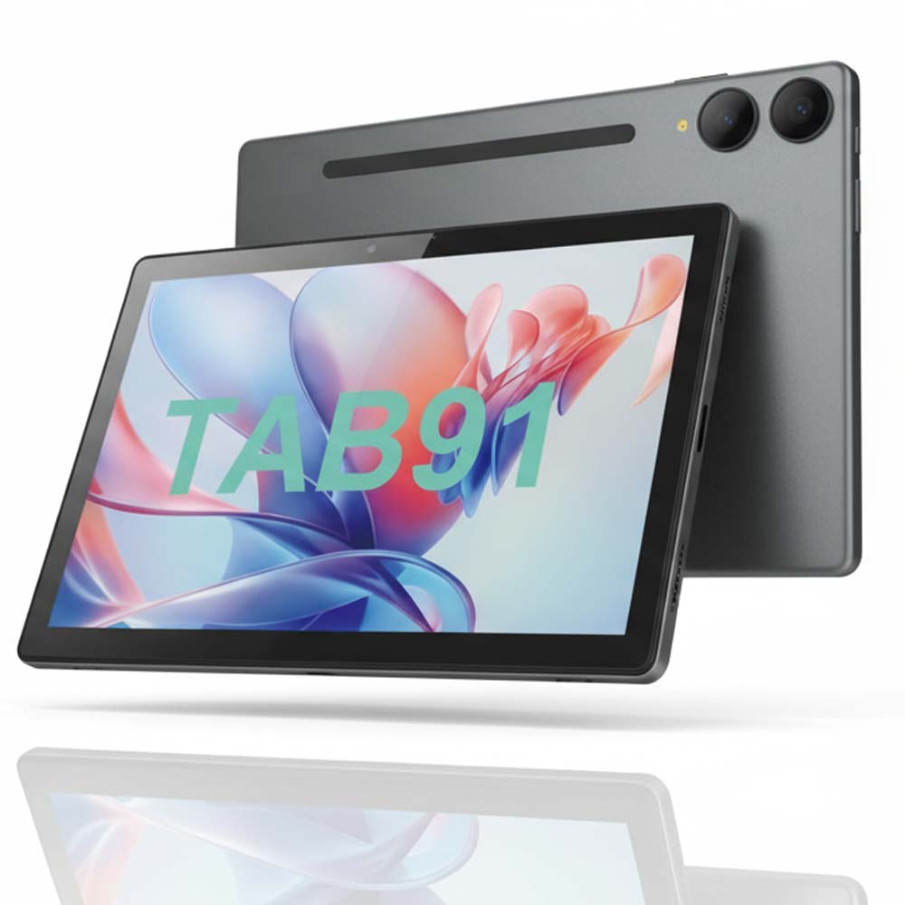 Tab 91 10.1-inch Android Tablet. Octa-core processor, 8MP+13MP cameras, 5000mAh battery & Android 15 for smooth performance.