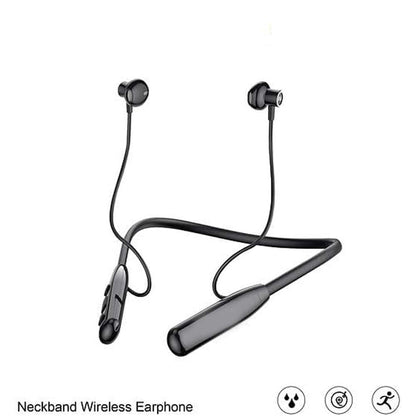 OSP 2 Bluetooth Neckband - 50H Playtime, Stereo Sound, TF Card Slot, BT 5.4, Type-C Fast Charge (Skin-Friendly)