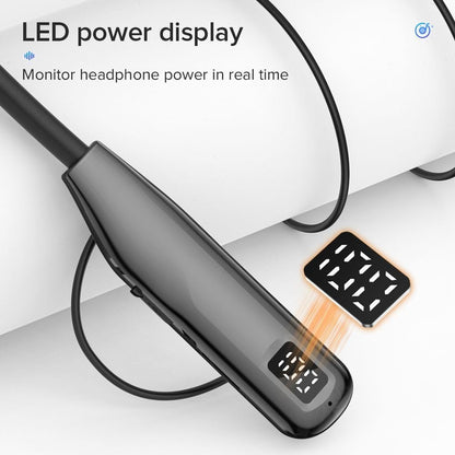 OSP 3 Bluetooth Neckband - 50H Playtime, Stereo Sound, TF Card Support, BT 5.4, Type-C Charging (Skin-Friendly)