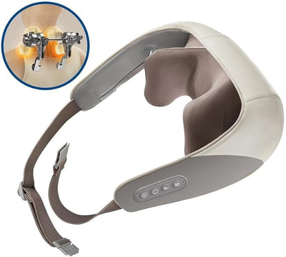 Wireless Back Muscle Relaxing Massage Pillow – Neck and Shoulder Massager for Pain Relief