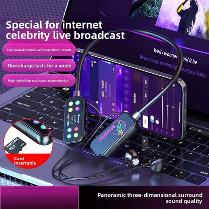 T200 Wireless Neckband Earphones. 120hr playback, 600-day standby & LED screen. Marathon battery life for non-stop music.