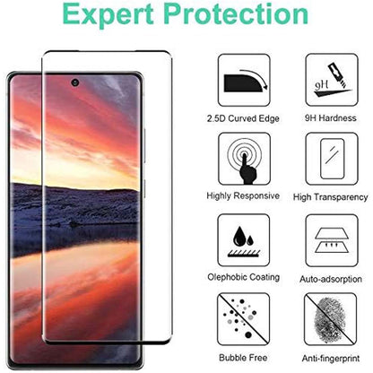9D Tempered Glass Screen Protector Compitable for Samsung Note 20 5G - Durable, Anti-Scratch, Bubble-Free, Full Screen Protection