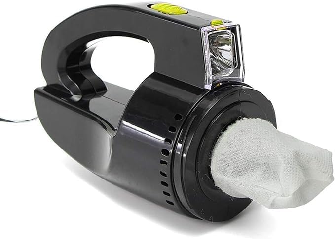 Auto 12V 60W Mini Portable Car Vacuum Cleaner – Versatile Wet/Dry Handheld Vacuum for Vehicles