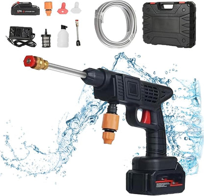 Hydrowasher - Ez Jet Cordless Power Washer | 6-in-1 High Pressure Wireless Car Washer Water Gun