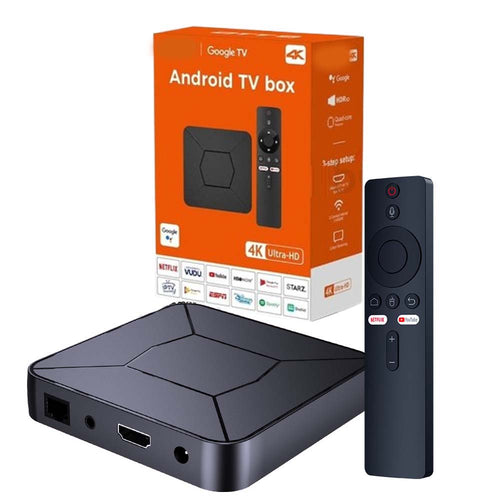 OTT 4K Android TV Box - Google TV Edition | Ultra HD Streaming | Voice Remote | Chromecast Built-in | Dolby Audio