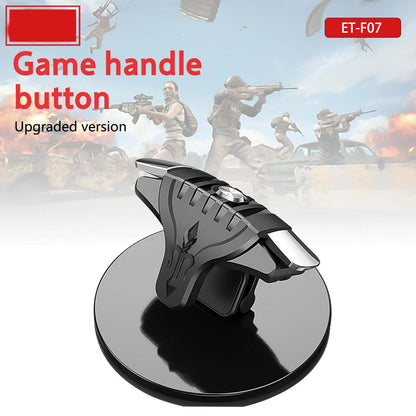 ET-F07 PUBG Mobile Game Triggers - Dual Shooting Buttons for Call of Duty & Mobile Games, Universal Clip-On for iOS/Android
