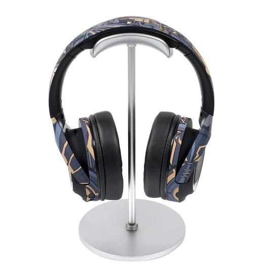 Universal Headphone Stand - Aluminum Holder with Stable Base for All Headset Sizes, Desk Organizer for Gaming & Studio Use (Multi-Colour)