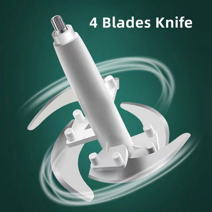 Electric Meat Grinder & Chopper 2-speed mincer with 3L stainless steel capacity. Multi-function food processor & kitchen slicer.