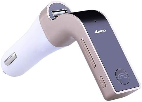 Car G7 LCD Bluetooth Car Charger FM Kit | MP3 Transmitter with USB & TF Card Slot | Hands-Free Calling | Compatible with All Android & iOS Devices | Golden