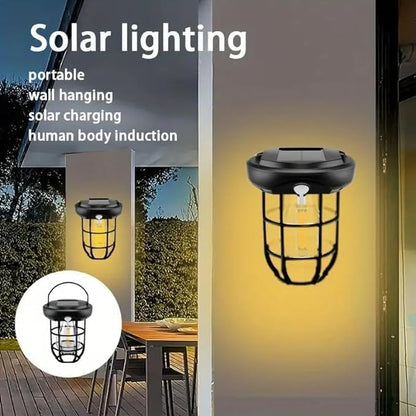 Portable Hanging Solar Light – Multifunctional, Waterproof Induction Lamp for Outdoor Environments