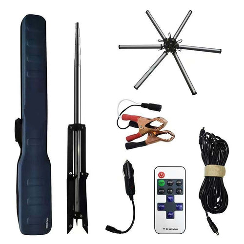 Adjustable Lighting Telescopic Rod | Adventure Fishing Light with Remote Control | Ideal for Camping, Barbecues & Picnics