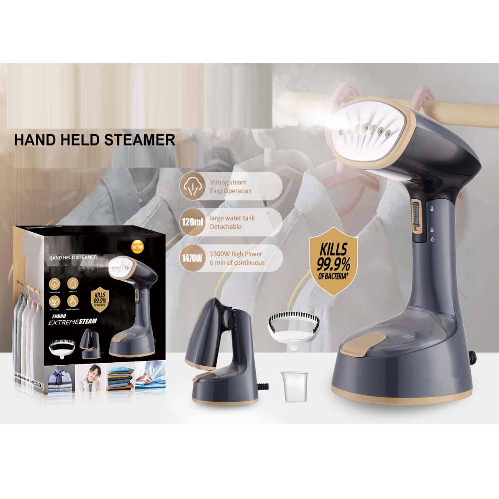 Handheld Steam Iron | 1470W Strong Power | 2 Gear Settings & 120ml Water Tank | Household Electric Steam Ironing Machine