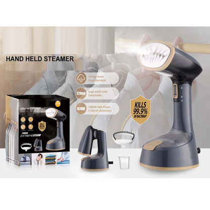 Handheld Steam Iron | 1470W Strong Power | 2 Gear Settings & 120ml Water Tank | Household Electric Steam Ironing Machine