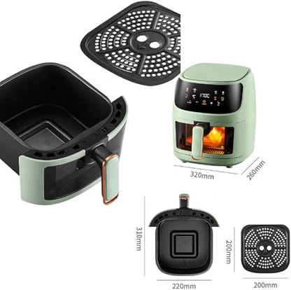 2400W Air Fryer | Powerful Cooking with LED Touch Panel, Large 8L Capacity, and Versatile Cooking Modes | Healthy Frying for Family Meals