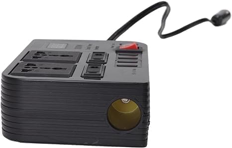 300W Car Inverter | Advanced 12V DC to AC Vehicle Transformer | Power Tablets, Laptops, and More On the Go